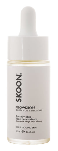 GLOWDROPS Bouncy skin face concentrate Serum SKOON 5ml 