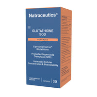 Glutathione SOD Supplements NATROCEUTICS 30 veggie caps | 645 mg/l 