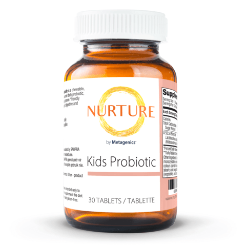 Kid's Probiotic Supplements NURTURE BY METAGENICS 30 chewable tablets 
