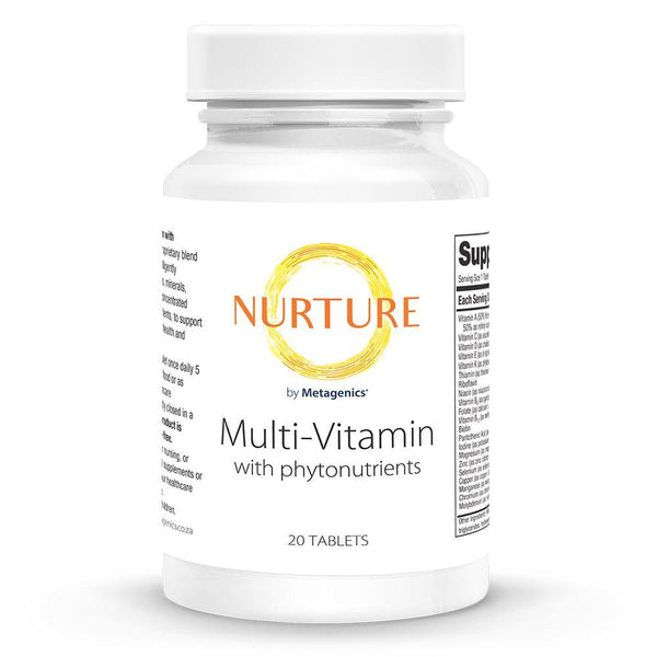 Multi-Vitamin With Phytonutrients Supplements NURTURE BY METAGENICS 20 tablets 