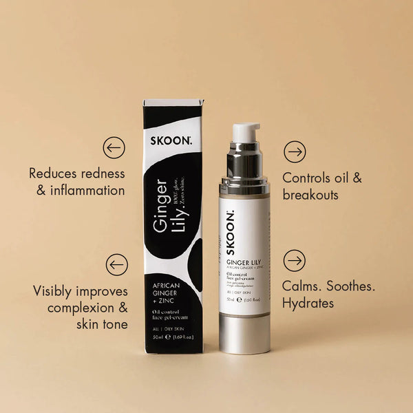 GINGER LILY Oil control face gel-cream Face SKOON 50ml 